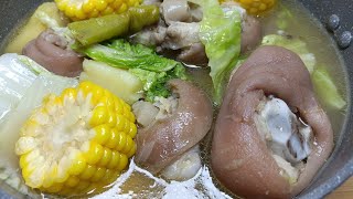 NILAGANG PATA NG BABOY RECIPE  BRAISED PORK HOCK SOUP  PATA NG BABOY RECIPE [upl. by Fedora]