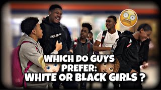 WHICH DO GUYS PREFER BLACK OR WHITE GIRLS SCHOOL EDITION [upl. by Berneta]