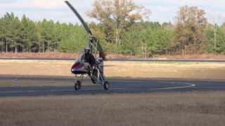 Phoenix Rotorcraft rotor blades test flight on Dominator gyroplane North Carolina [upl. by Carmela]