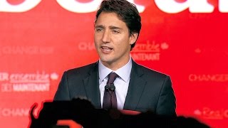 Election 2015 Justin Trudeaus victory speech [upl. by Bevash]