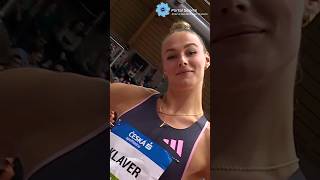 Lieke Klaver takes the world lead in the womens 400m liekeklaver beautifulathletes [upl. by Kimberli]