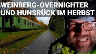 190 km Overnighter im Weinberg und SchinderhannesRadweg im Herbst [upl. by Cirted786]