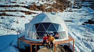 GlampEco  Indias First Luxury Geodesic Dome Glamping Stay [upl. by Benenson]