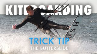 Kiteboarding Butterslide Tutorial [upl. by Schatz]