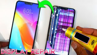 How to repair any android smart phone broken display glass LCD screen easily [upl. by Adnael]