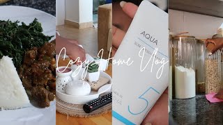 COZY HOME VLOG  Clean and Organize with me  Cook with me  Feeling stuck amp more [upl. by Shanleigh]