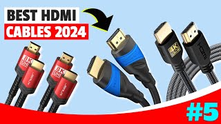 Best HDMI Cable In 2024  Top 5 HDMI Cables Review [upl. by Aleil]