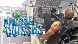 La PRESSE à CUISSES  MUSCULATION bas du corps [upl. by Nettirb282]