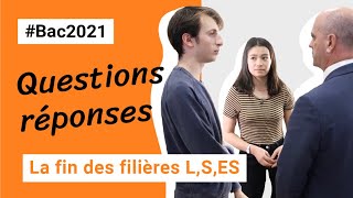 BAC2021  QR avec des lycéens  la fin des filières S ES et L [upl. by Tibbs]