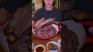 Trying the viral tableside beef rib at Majordomo beefrib bbq lafood asianfood foodreview [upl. by Adnylam]