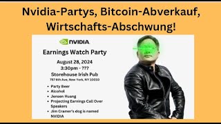 NvidiaPartys BitcoinAbverkauf WirtschaftsAbschwung Videoausblick [upl. by Sirob]