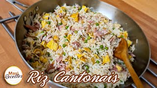 Riz Cantonais Recette Facile et Rapide [upl. by Bainbridge]