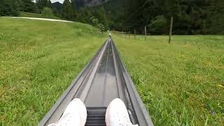 Sommerrodelbahn Tegelberg  Fun slide down [upl. by Kittie]