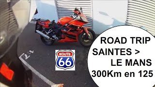 ROAD TRIP SaintesLe Mans en Daelim RoadSport 125 Fi [upl. by Nisay]