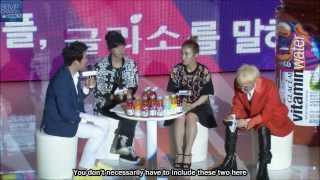 ENG SUB GD Tablo and Lee Hi  Glaceau Vitamin Water party [upl. by Eseilenna593]