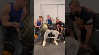 705LBS319KG INCLINE BENCH PRESS FAIL BY JULIUS MADDOX  Tore His Bicep And Rotator [upl. by Assirhc]