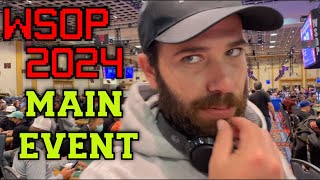 WSOP MAIN EVENT Day 1D Vlog 2024 [upl. by Inobe659]