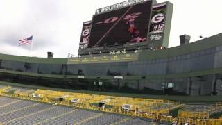 Lambeau Field new Huge Video Scoreboards [upl. by Cornela]