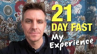 21 Day Fast My Experience [upl. by Naujyt]