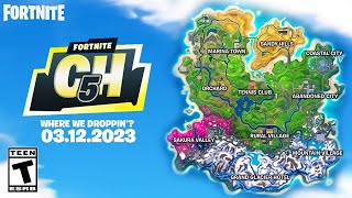 Fortnite Chapter 5  Season 1 MAP REVEALED [upl. by Ahcrop]