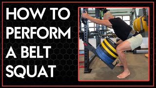 How to perform a belt squat  Peter Attia [upl. by Hart]