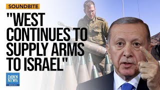 Erdogan West plays with bells on amp continues to supply Israel with all kinds of weapons  Dawn News [upl. by Ennaharas]