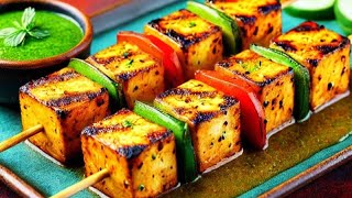 EASY PANEER TIKKA RECIPE  PERFECT GRILLED amp DELICIOUS [upl. by Auhso]