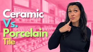 Ceramic VS Porcelain TileWhat’s the difference Watch before you renovate [upl. by Lana]