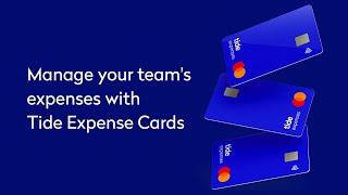 Manage your teams expenses with Tide Expense Cards [upl. by Eelrac]