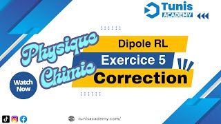 Dipole RL  Correction dun Exercice Extrait dun Devoir de 2023 [upl. by Heti]