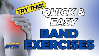 Shoulder Pain Relief Exercises with Bands Underappreciated Shoulder Pain Exercises [upl. by Laehcor]