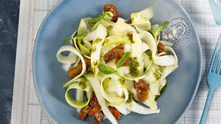 Recette  Tagliatelles et lamelles de courgettes [upl. by Kimbell]