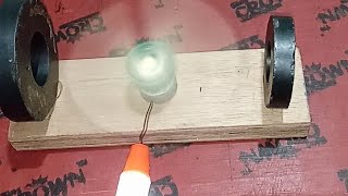 free energy make with magnet and dc motor  magnetic energy [upl. by Nylrem]