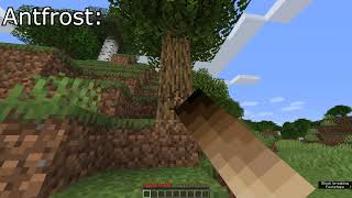 Antfrost POV in Minecraft Manhunt [upl. by Broder]