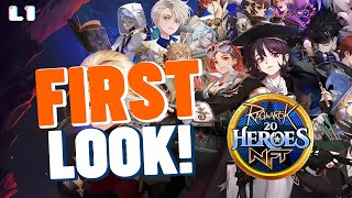 First look of Ragnarok 20 HeroesNFT [upl. by Salakcin]