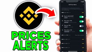 How to Set Up Price Alerts On Binance  Full Guide [upl. by Nylodnewg388]