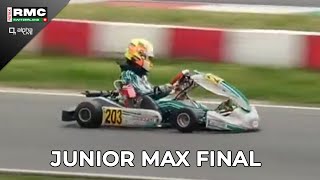 ROTAX MAX Challenge Switzerland 2023 Franciacorta  Junior Max Final [upl. by Notsur932]