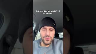 5 CHOSES À NE JAMAIS FAIRE A UN HOMME [upl. by Llemhar307]