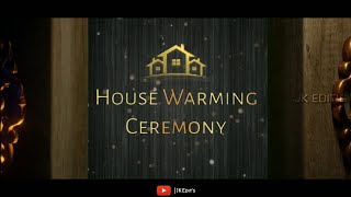 House Warming Ceremony Invitation Template JKHW03  Housewarming GrahPravesh JKEdits07 [upl. by Jerald736]