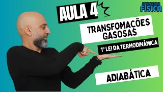 As transformações Gasosas e a Primeira Lei da Termodinâmica  ADIABÁTICA [upl. by Lucia]