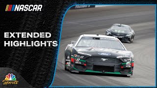 NASCAR Cup Series EXTENDED HIGHLIGHTS FireKeepers Casino 400  8723  Motorsports on NBC [upl. by Akihsan]