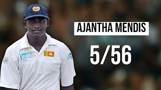 Mystery Spinner Ajantha Mendis 5 Wickets For 56 Against India 2008 [upl. by Ettenrahc]