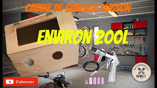 cabine de sablage sableuse fabrication maison DIY cabinedesablage sableuse sablage [upl. by Yenahpets513]