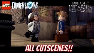 LEGO Dimensions All Cutscenes Fantastic Beasts And Where To Find Them [upl. by Ertnom]