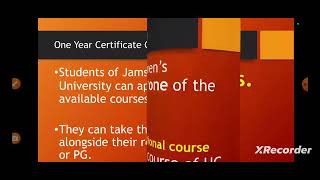 One Year Certificate Courses in JWU Hindi [upl. by Inaffyt]