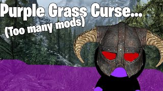 The Curse of the Purple Grass Modded Skyrim  GTX 1650 [upl. by Sims843]