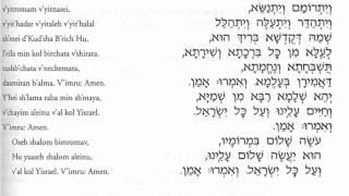 How to recite Mourners Kaddish [upl. by Jennine]