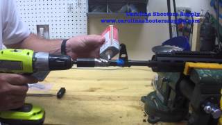 Saiga Rifle Muzzle Brake Installation Part 1 of 2 [upl. by Llovera]