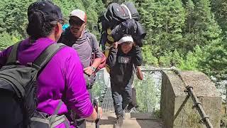 Everest Base Camp Oct 2024  Trekking Day 2  Phakding to Namche Bazar  Extended Version [upl. by Ardnasal]