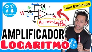 ✅Amplificador Logarítmico Teoría 𝙀𝙭𝙥𝙡𝙞𝙘𝙖𝙙𝙤 𝙚𝙣 6 𝙢𝙞𝙣𝙪𝙩𝙤𝙨😎​🫵​💯​ Electrónica Analógica [upl. by Zoi]